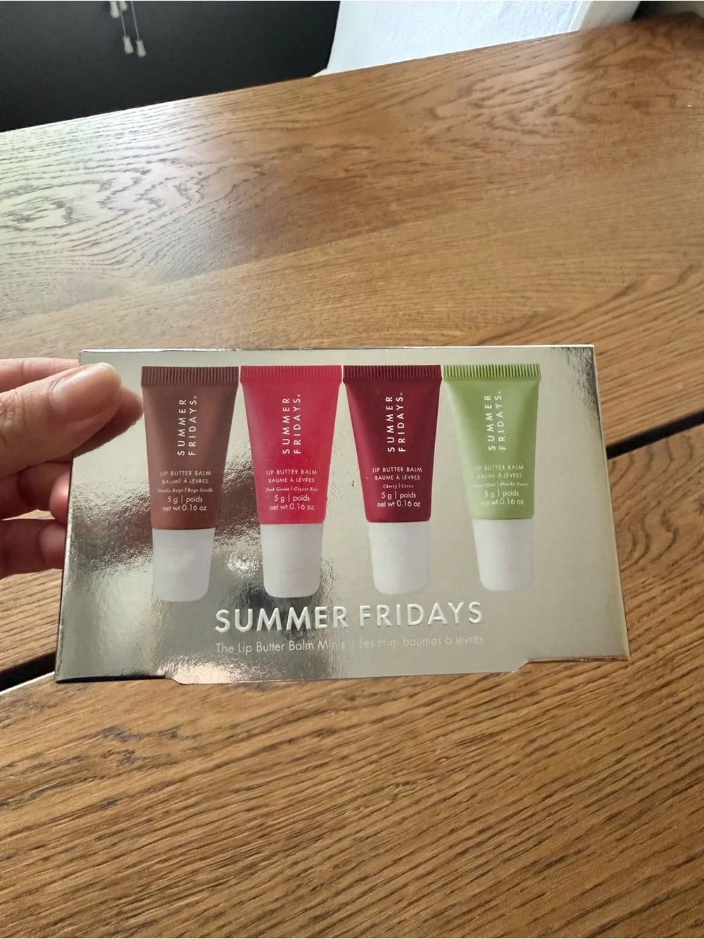 Summer Fridays Lip Butter Minis in Mauve, Pink, Red & Green